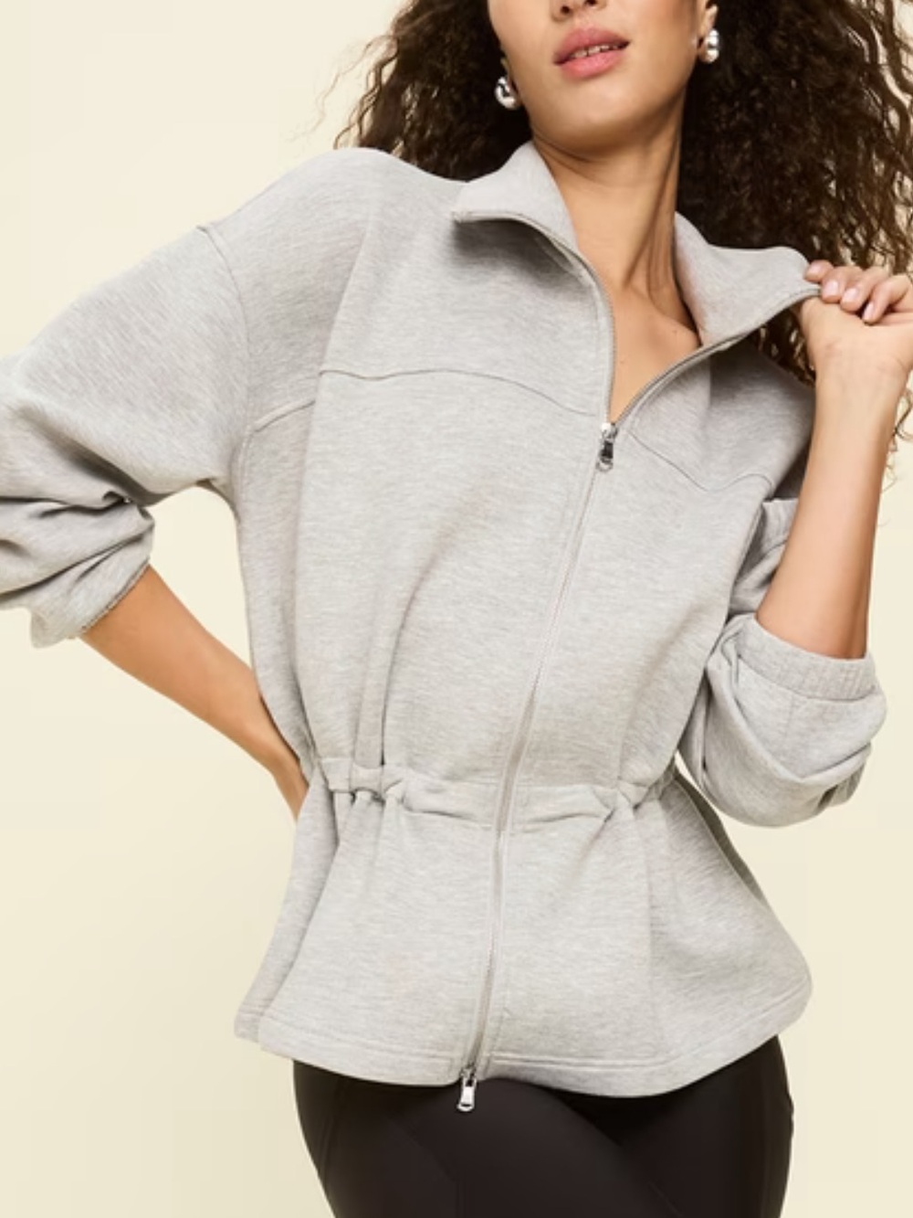 NWT- Old Navy - 2X- Bounce Fleece Cinched Full Zip Sweatshirt